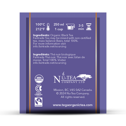 Breakfast Tea Organic Fairtrade | 100ct