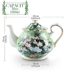 Vintage Floral Teapot