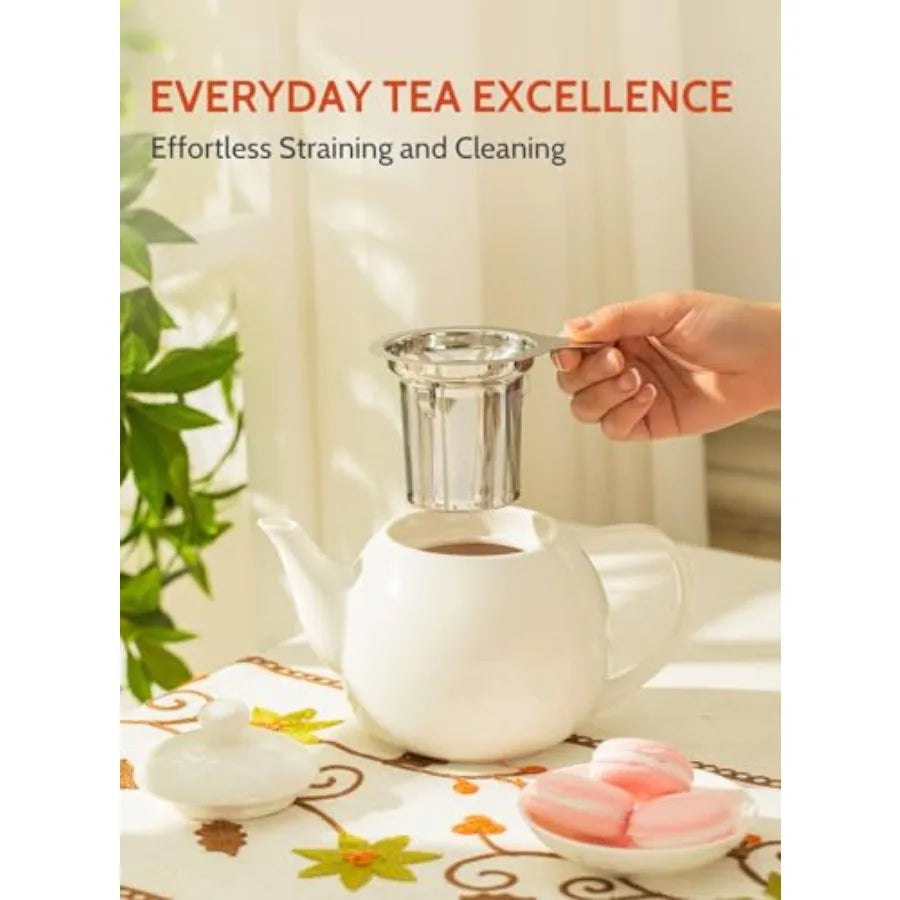 Porcelain Teapot with Infuser