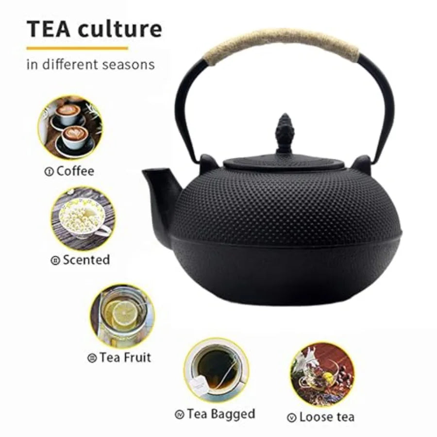 Cast Iron Teapot 101oz