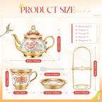 Floral Porcelain Tea Set