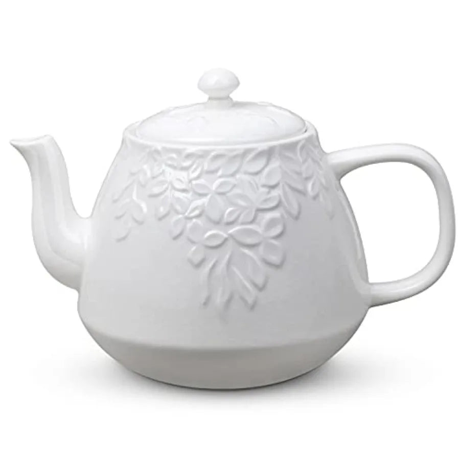 Ceramic Leaf Teapot