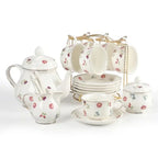Floral Porcelain Tea Set