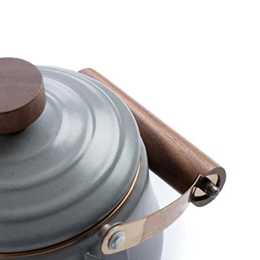 Vintage Enamel Teapot