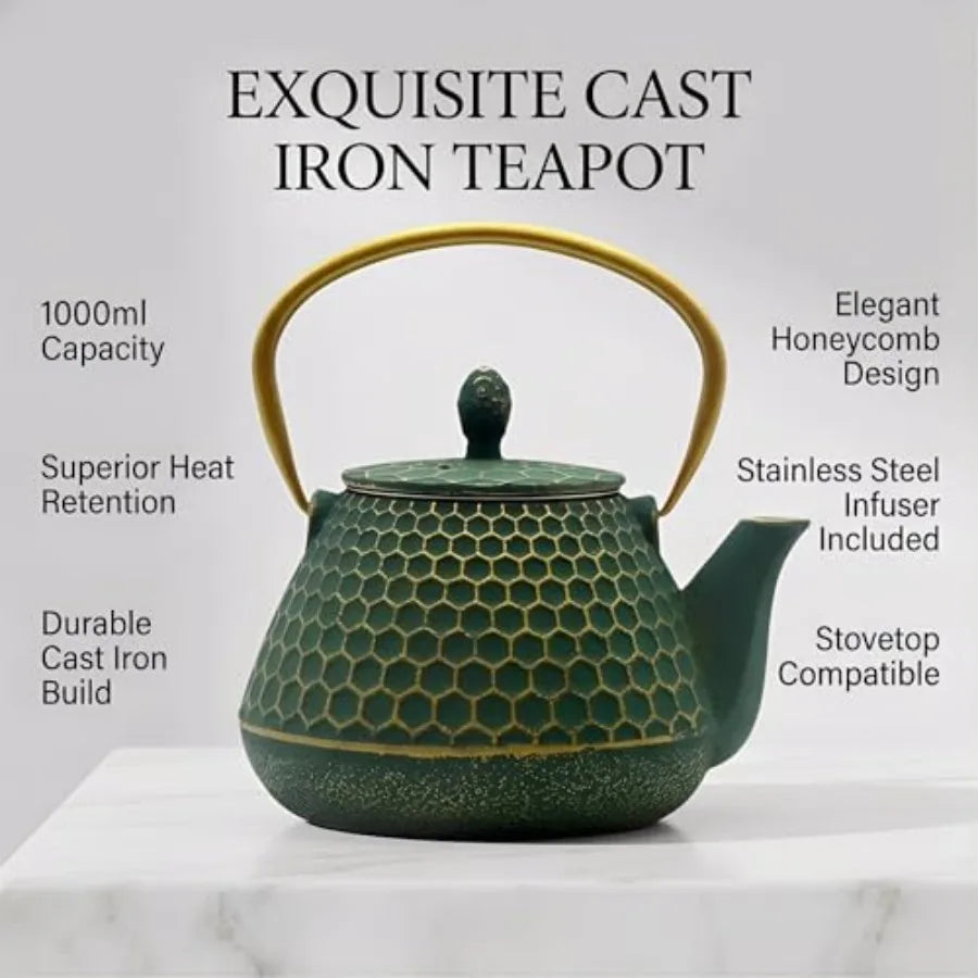 Cast Iron Tea Kettle