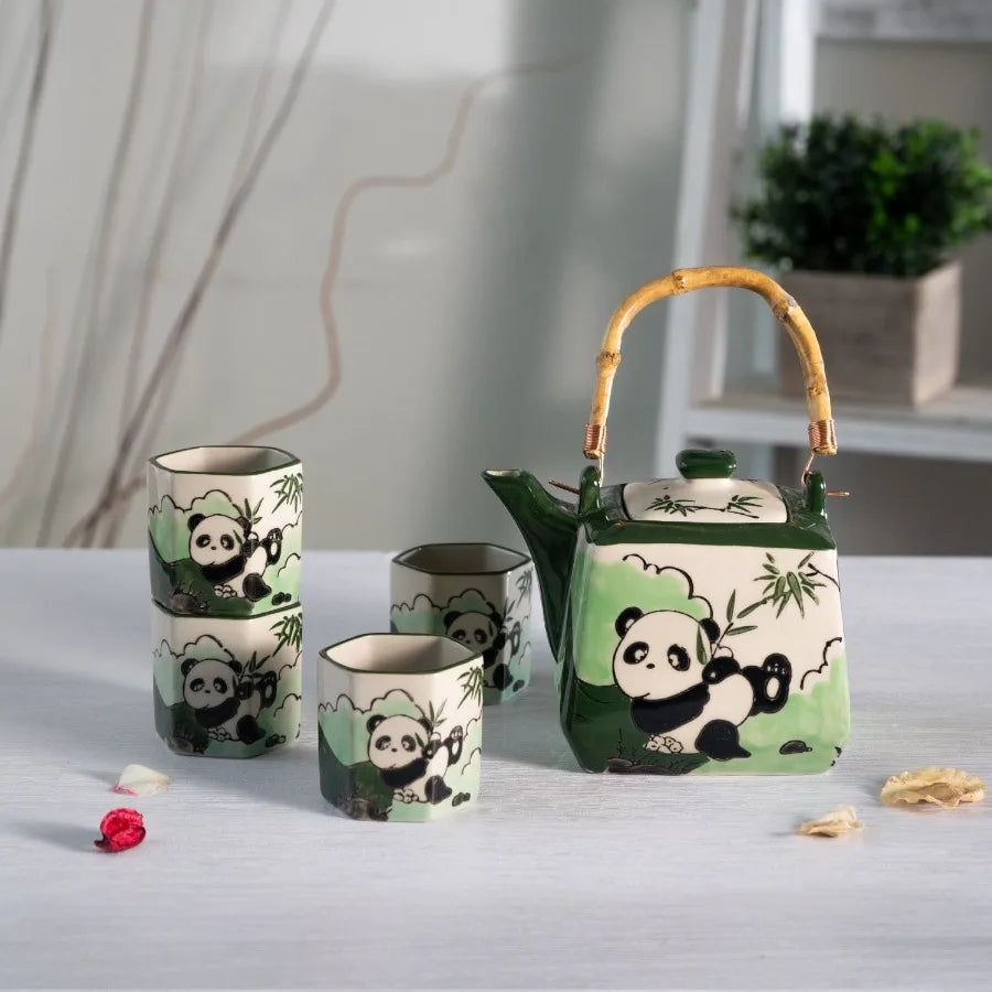 Panda Porcelain Tea Set