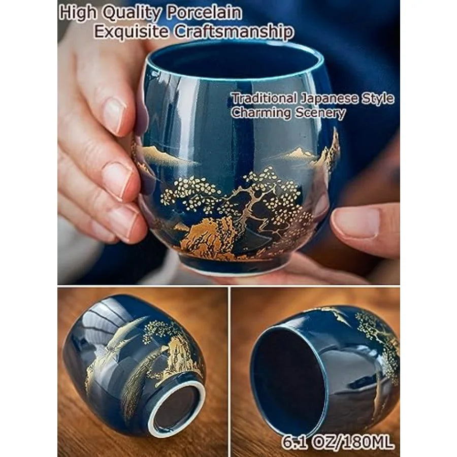 Blue Porcelain Tea Set