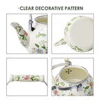 Floral Enamel Tea Kettle