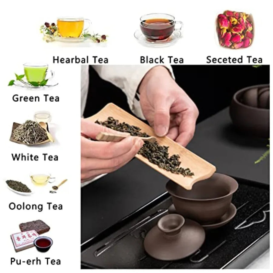 Purple Clay Travel Tea Set