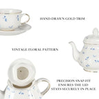 Floral Porcelain Tea Set