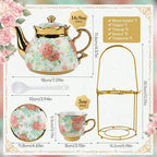 European Porcelain Tea Set