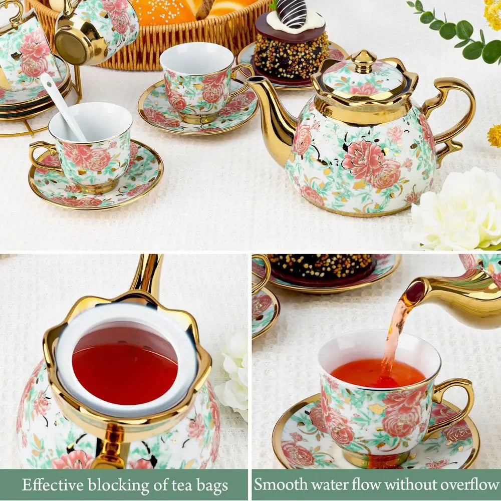 European Porcelain Tea Set