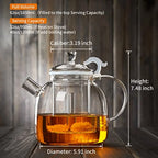 Glass Teapot 68oz