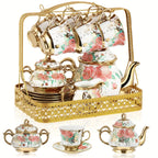 Pink Porcelain Tea Set