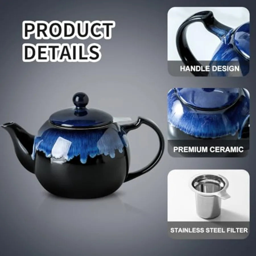 Ceramic Tea Pot 34oz