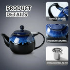 Ceramic Tea Pot 34oz