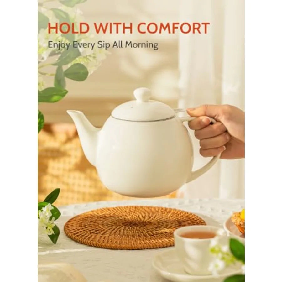 Porcelain Teapot with Infuser
