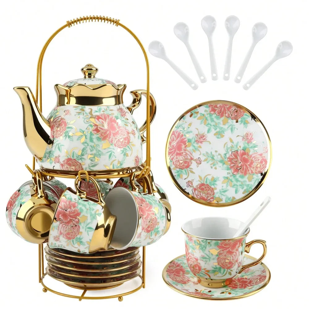 European Porcelain Tea Set