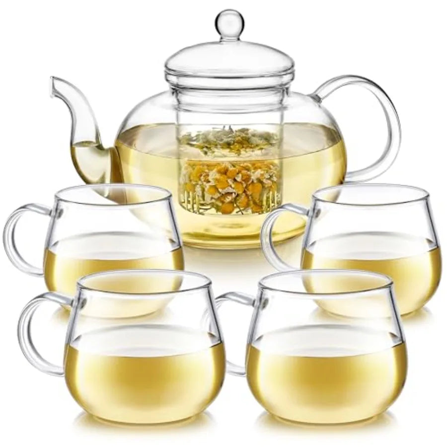 Glass Teapot Set