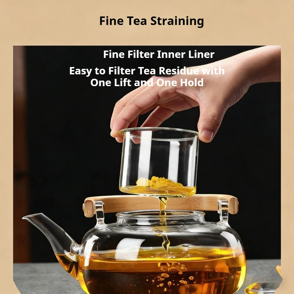 Glass Teapot with Infuser 1000ml