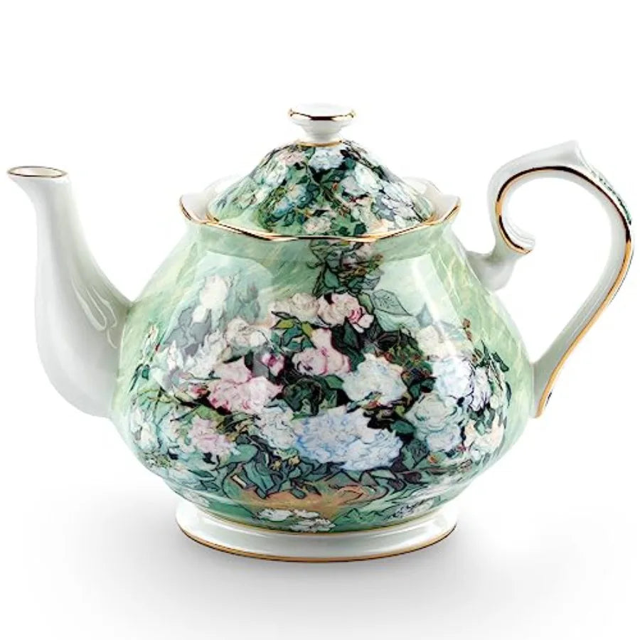 Vintage Floral Teapot