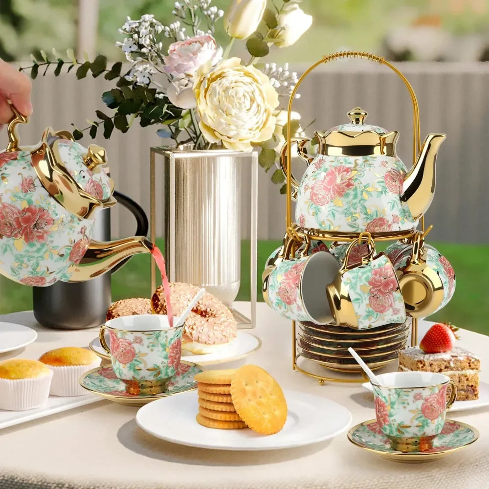 European Porcelain Tea Set