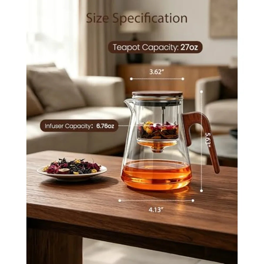 Magnetic Glass Teapot