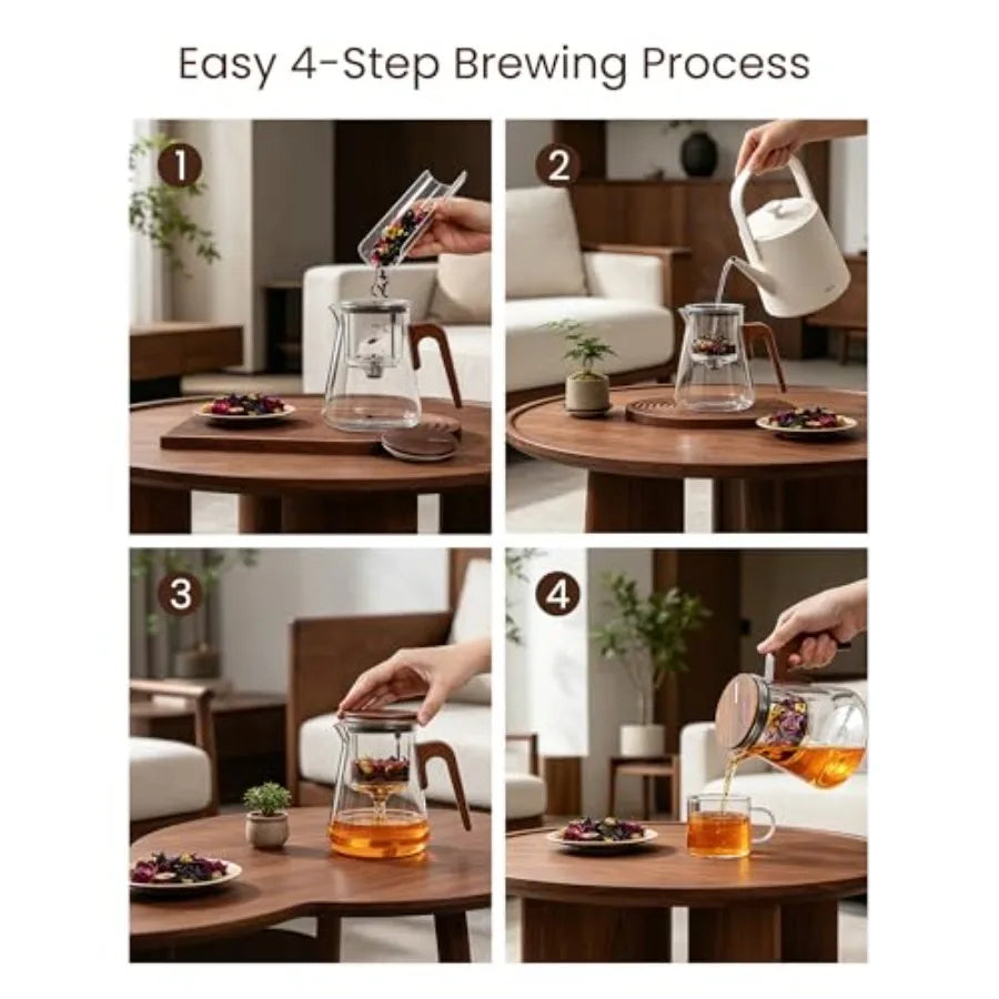 Magnetic Glass Teapot